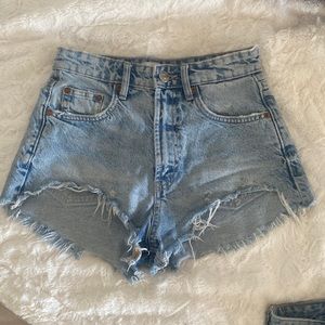ZARA Denim Cutoffs